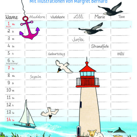 Der Sylter – FamilienPlaner 2024 - front Der Sylter – FamilienPlaner 2024 - front