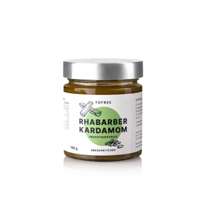 TOFREE’s RHABARBER KARDAMOM - front