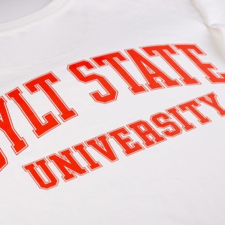 Club Rotes Kliff x Sylt State University T-Shirt von hinten Club Rotes Kliff x Sylt State University T-Shirt von hinten