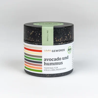 1001 - AVOCADO UND HUMMUS - front