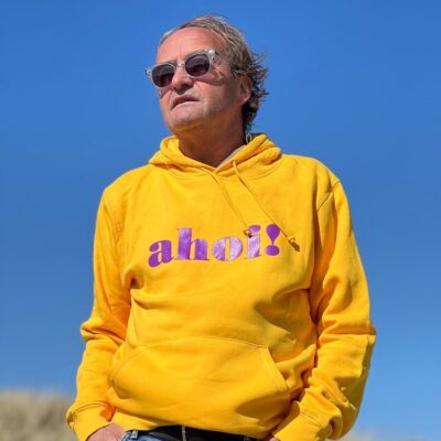Hoodie LUCA - spectra yellow